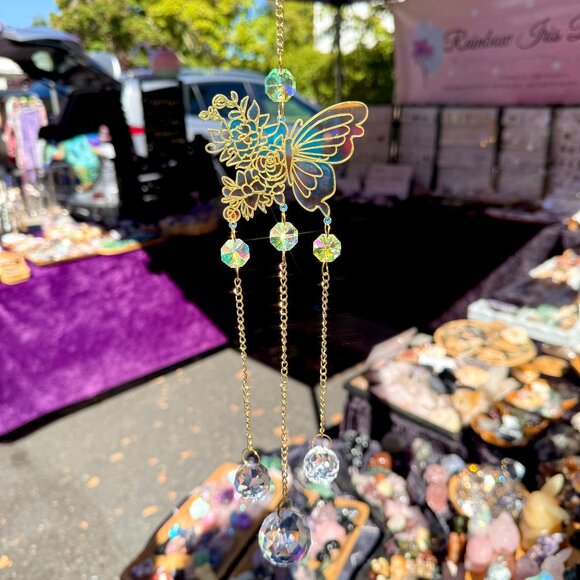 Iridescent Dragon Rainbow Suncatcher - Picture 6 of 11